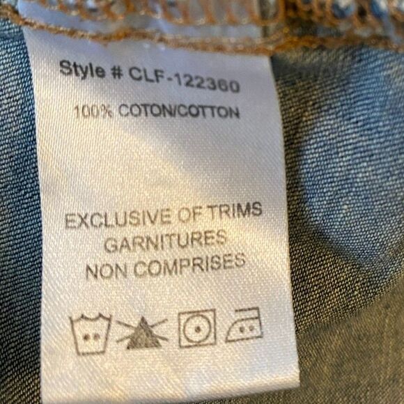 Coupe 100% Cotton Snap down Long-sleeved Top Women Size L - Picture 9 of 10